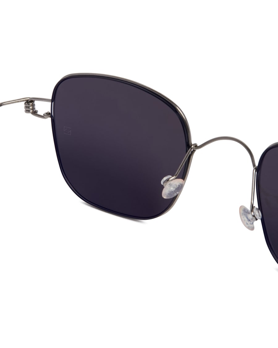LINDBERG Occhiali Da Sole Air Rim Titanium 8216 Argentati, view 5
