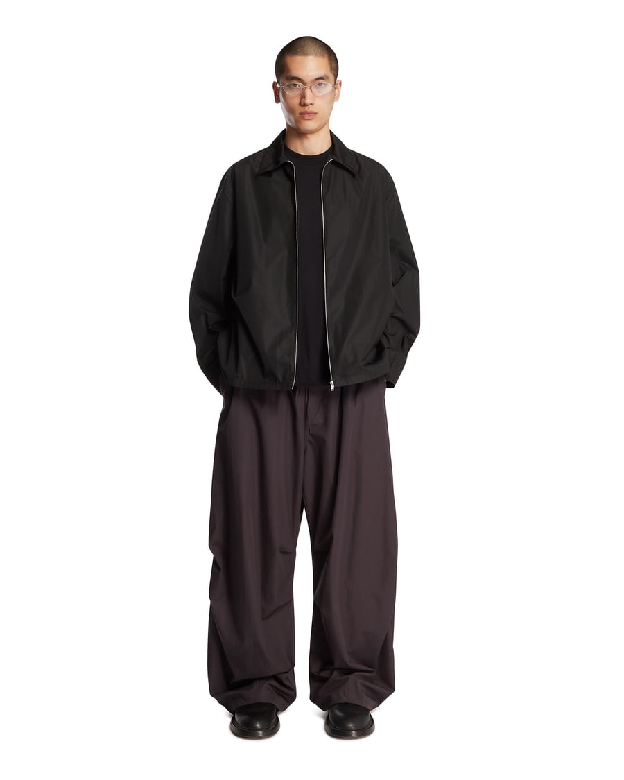 Jil Sander Giacca Con Zip Nera, view 3