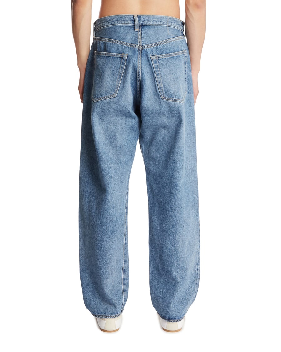 KAPTAIN SUNSHINE Jeans In Cotone Blu, view 5