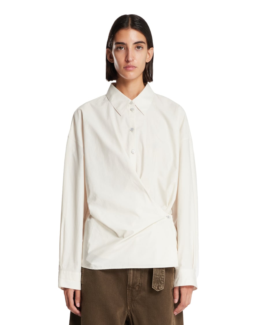 Lemaire Camicia Twisted In Cotone