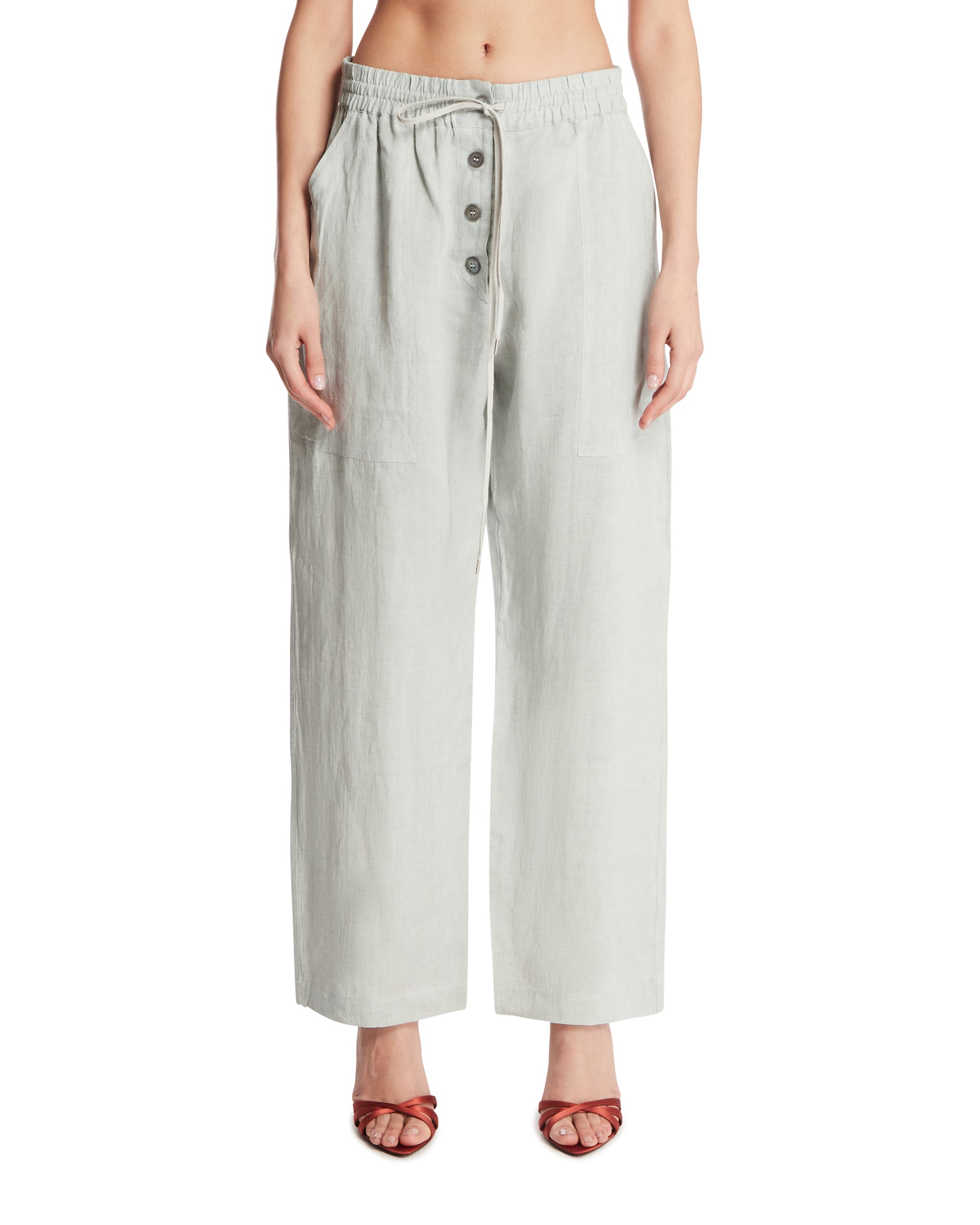 STUDIO NICHOLSON Pantaloni Attis Celesti