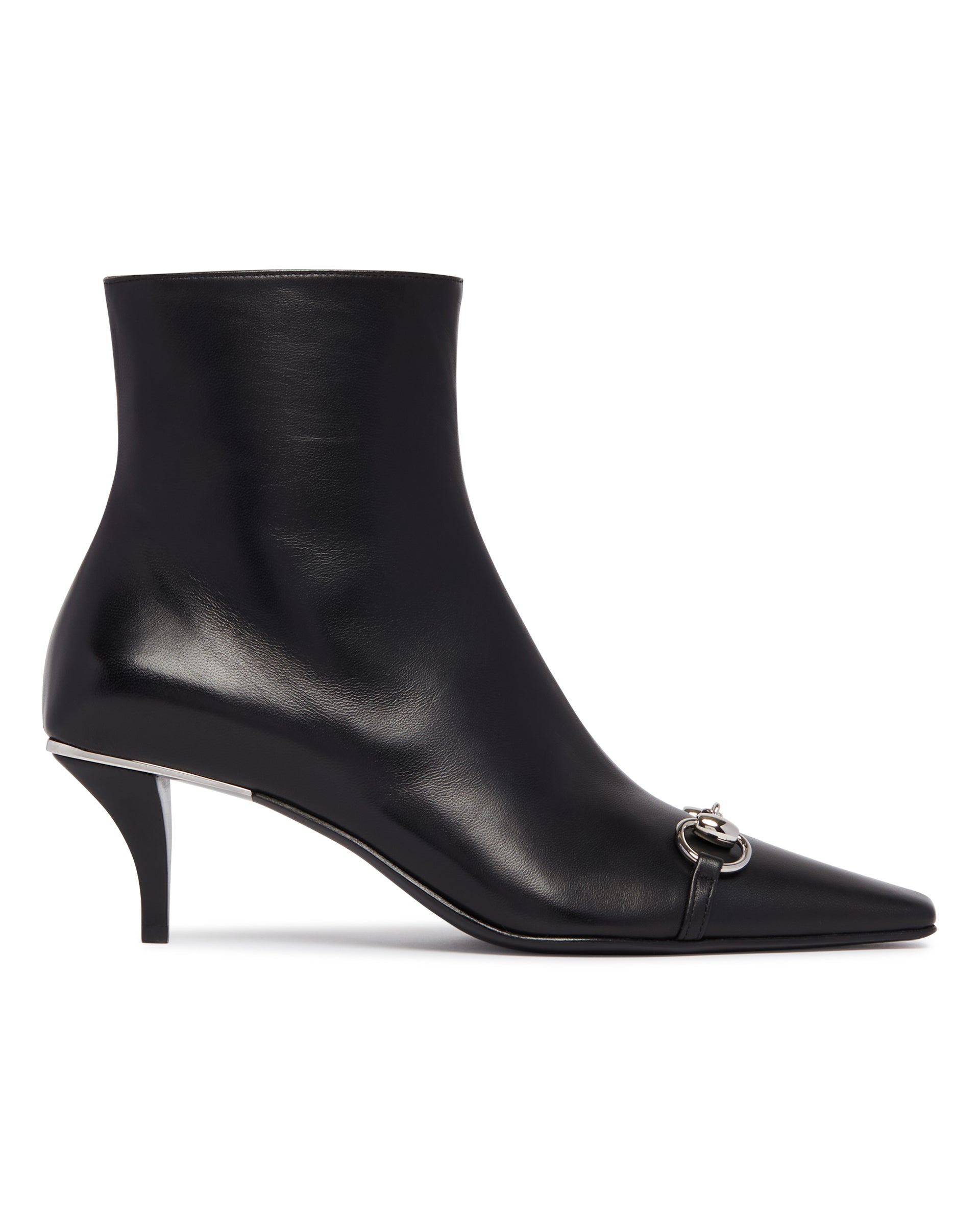 Gucci Stivaletti Vittoria In Pelle Neri, view 2
