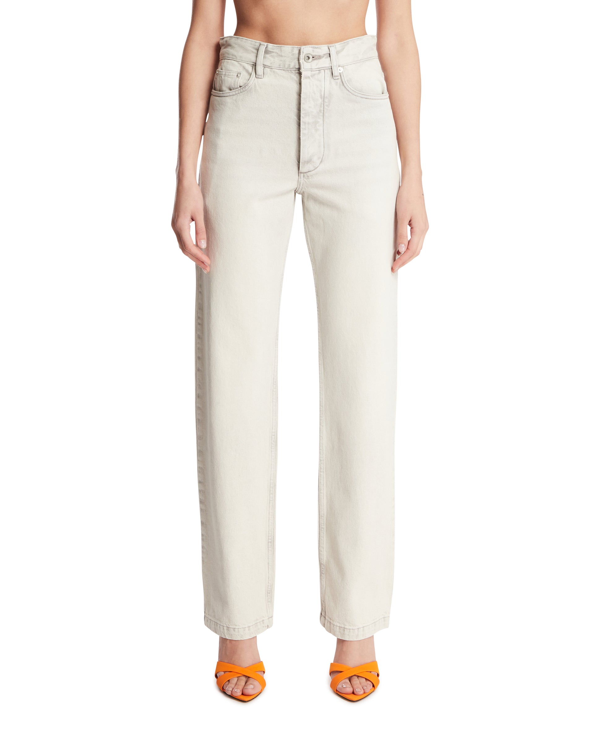 STUDIO NICHOLSON Jeans Barra Grigi