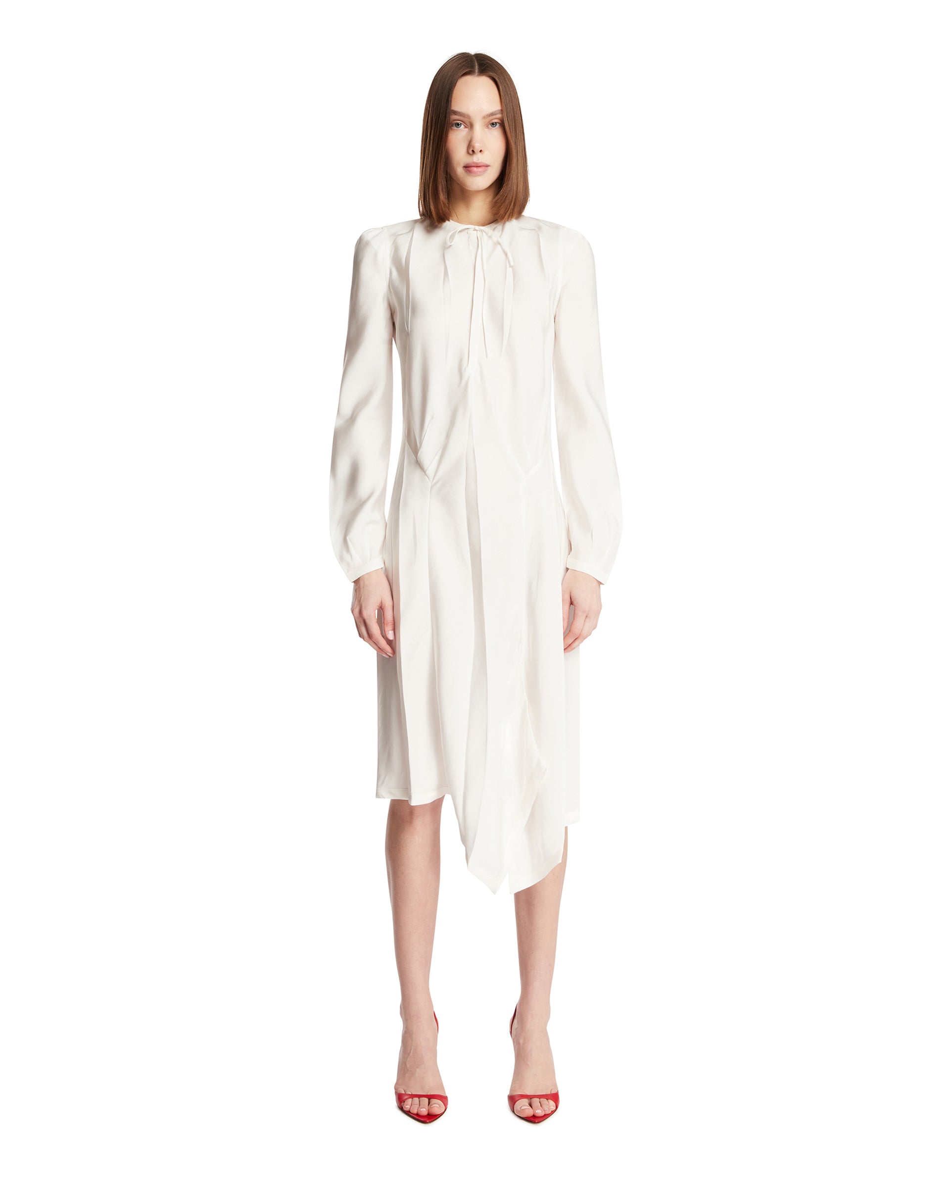 Lemaire Abito Asimmetrico Bianco