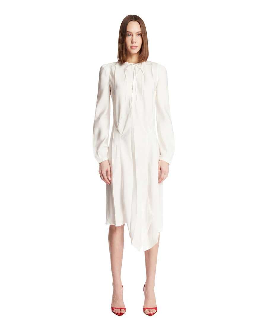 Lemaire Abito Asimmetrico Bianco