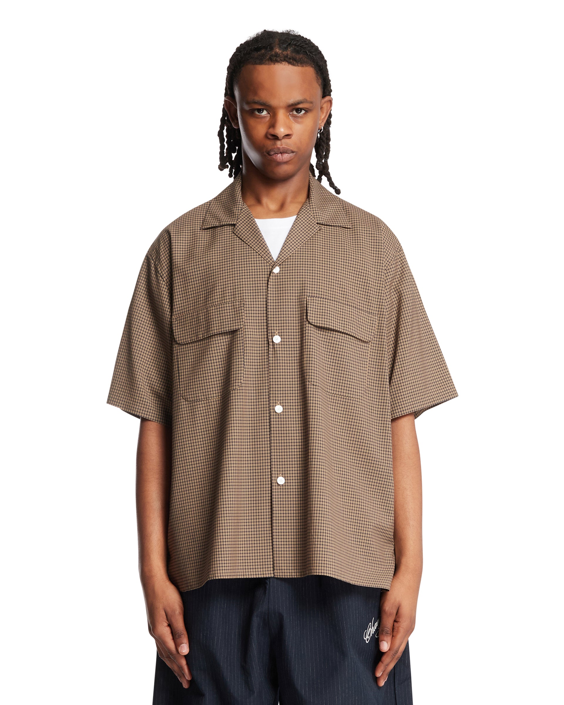 KAPTAIN SUNSHINE Camicia In Lana Marrone