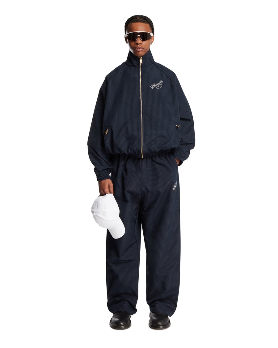 WILLY CHAVARRIA Ruff Rider Track Jacket Blu, view 3