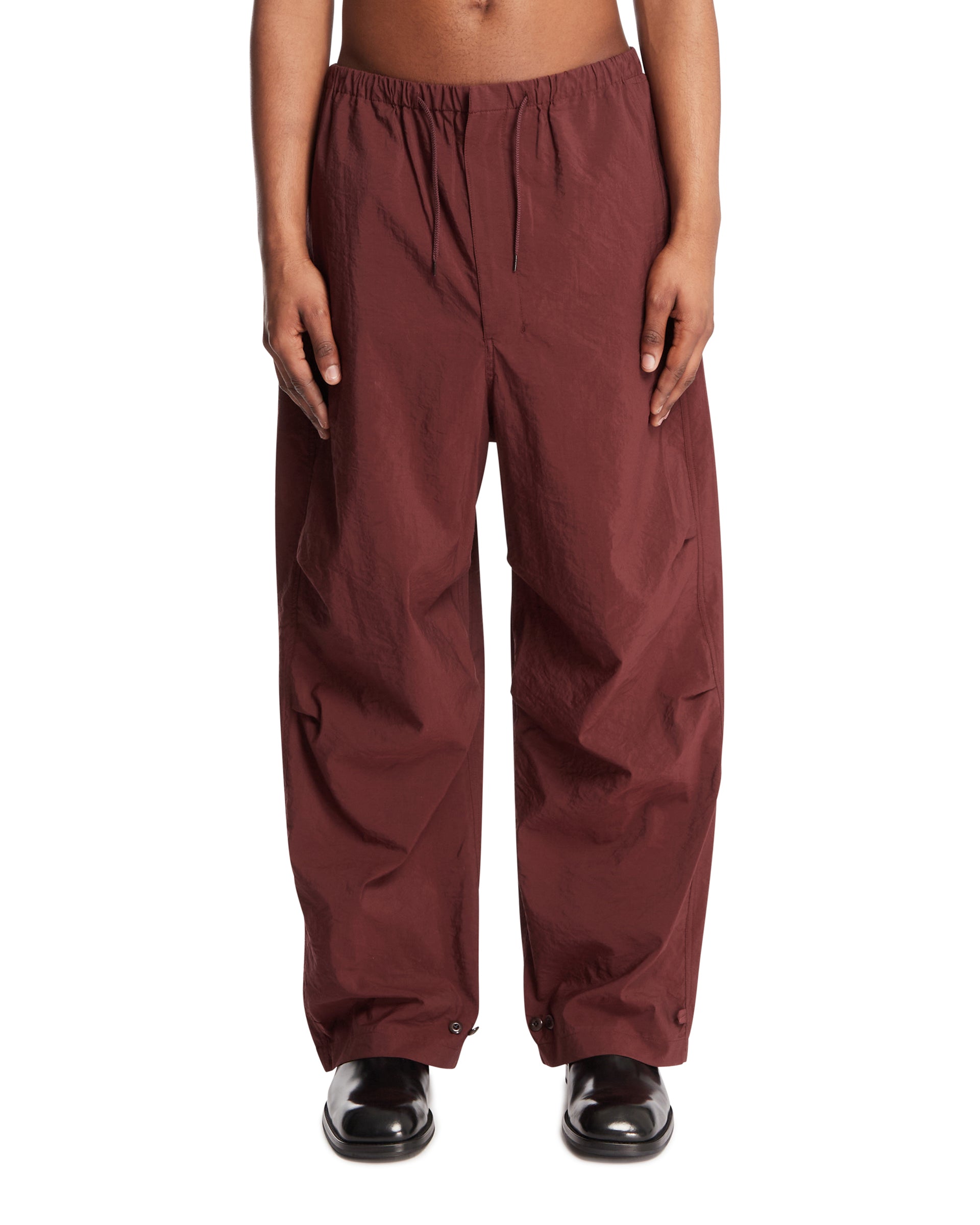 Lemaire Pantaloni Con Coulisse Rossi