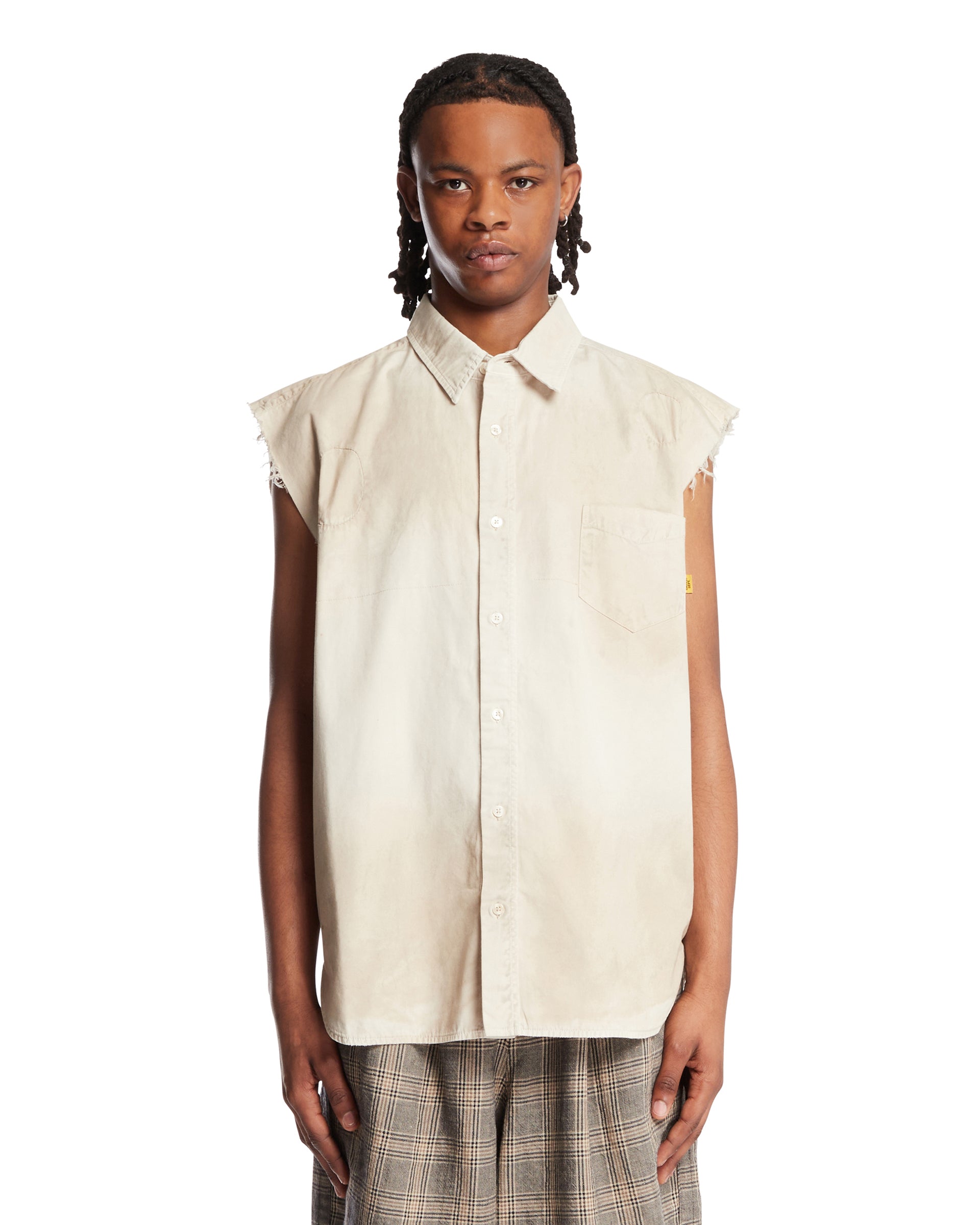 GALLERY DEPARTMENT Camicia Senza Maniche Beige