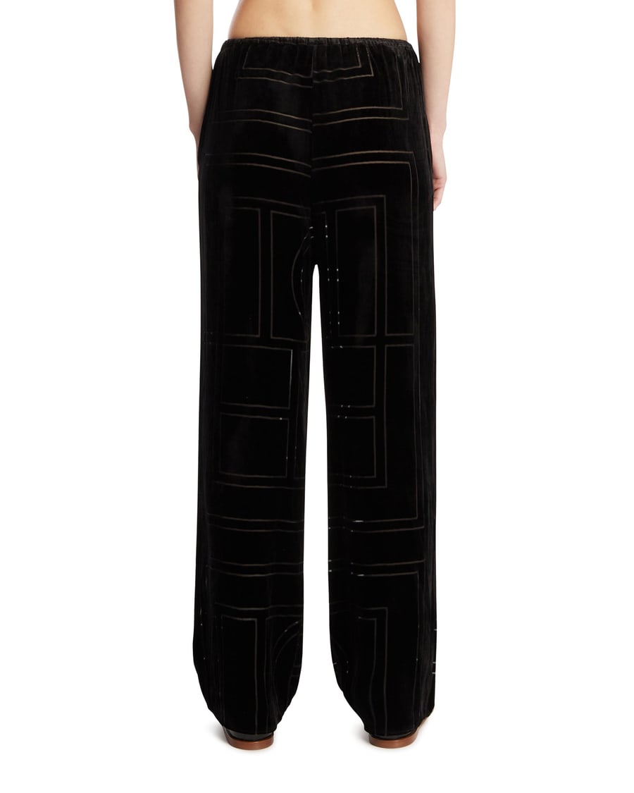 Toteme Pantaloni Monogram Neri, view 5