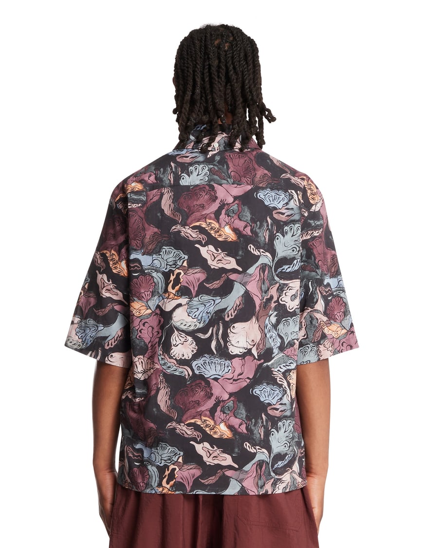 Lemaire Camicia Stampata Multicolore, view 5
