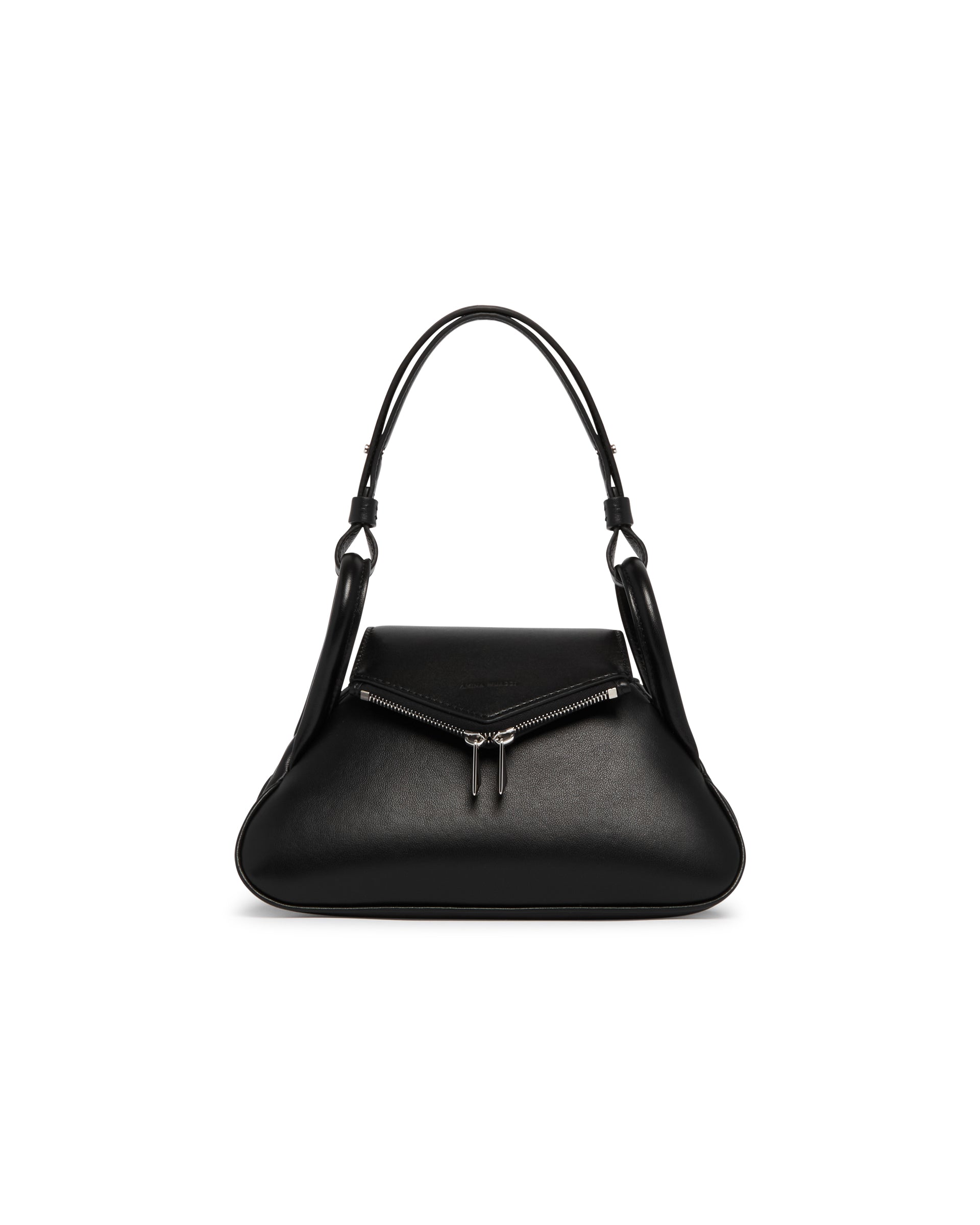 Amina Muaddi Borsa Tote Gemini Piccola Nera, view 2