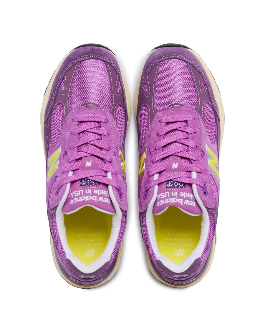 New Balance Sneakers Made in USA 993 Viola, view 3
