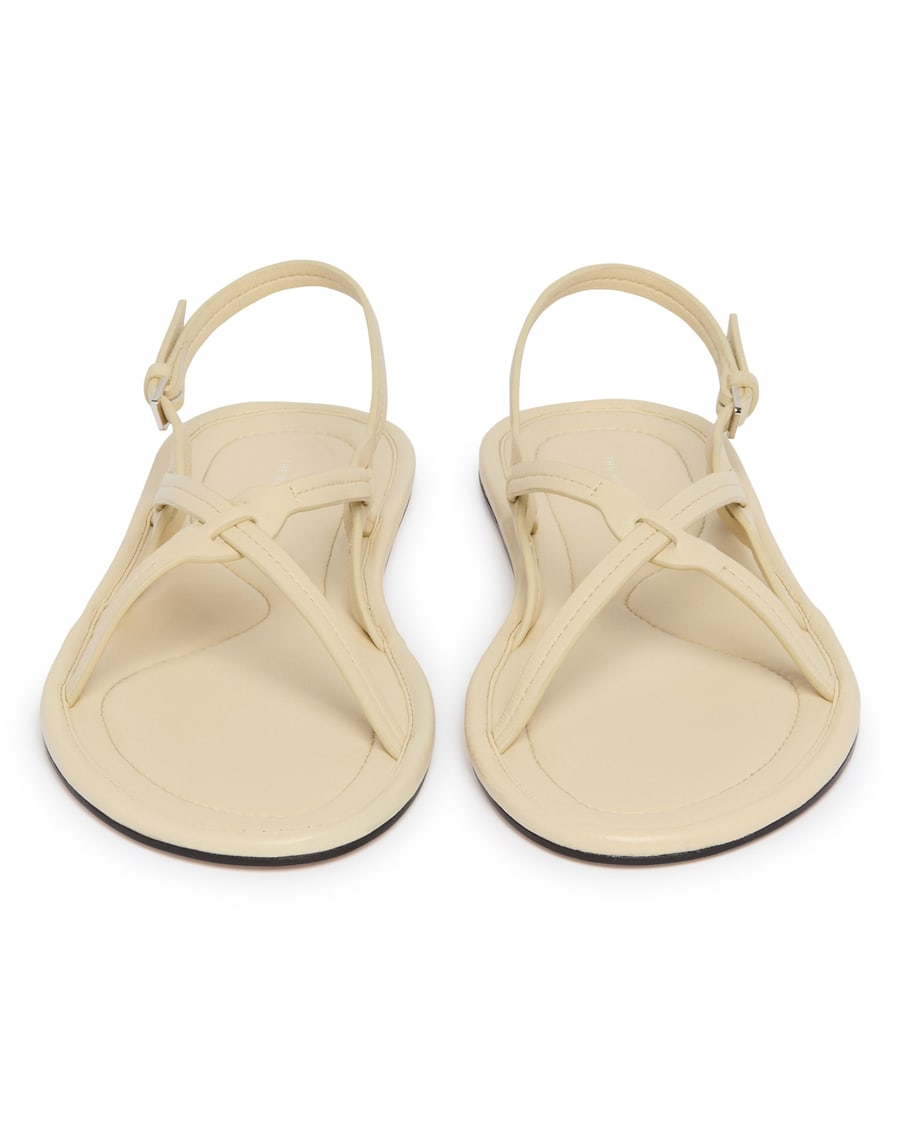 The Row Sandali Incrociati Sottili Beige, view 4