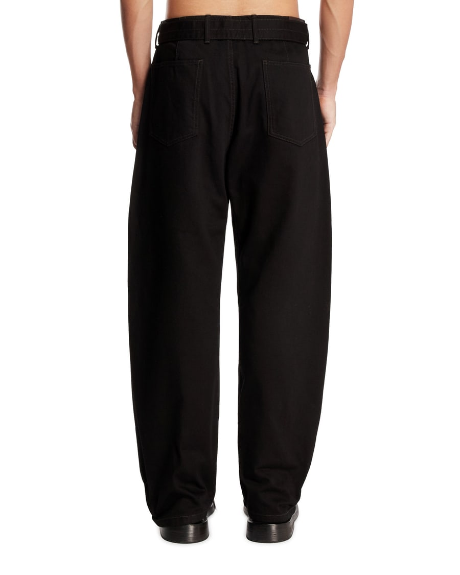 Lemaire Pantaloni Twisted Neri, view 5