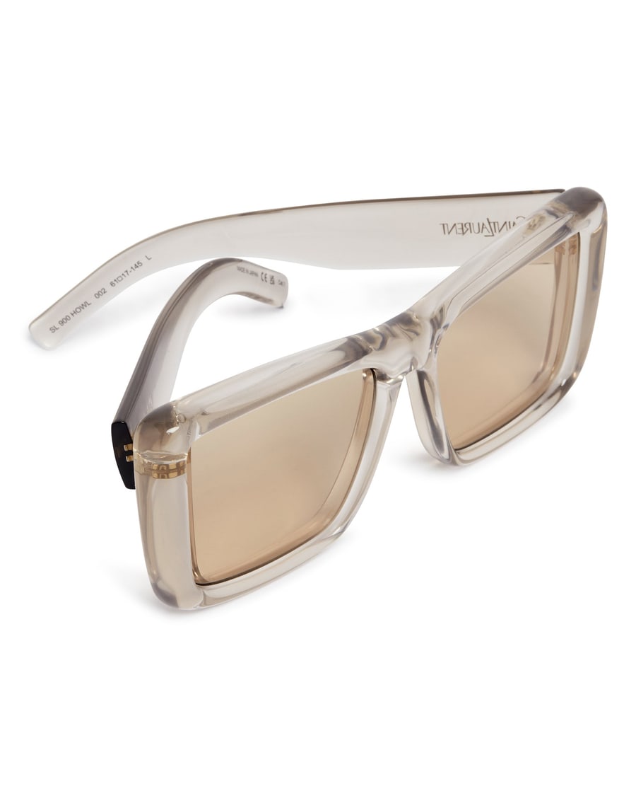 Saint Laurent Occhiali Da Sole SL 900 Howl Trasparenti, view 4