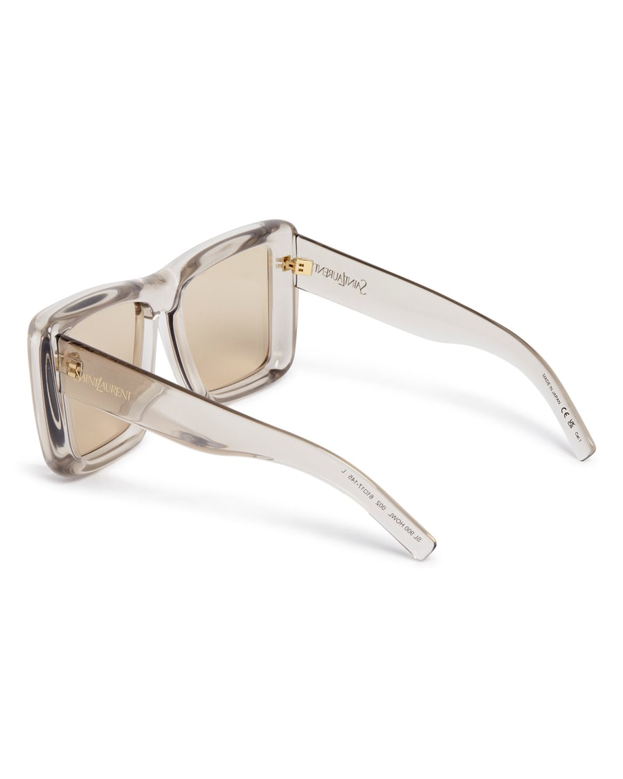 Saint Laurent Occhiali Da Sole SL 900 Howl Trasparenti, view 6