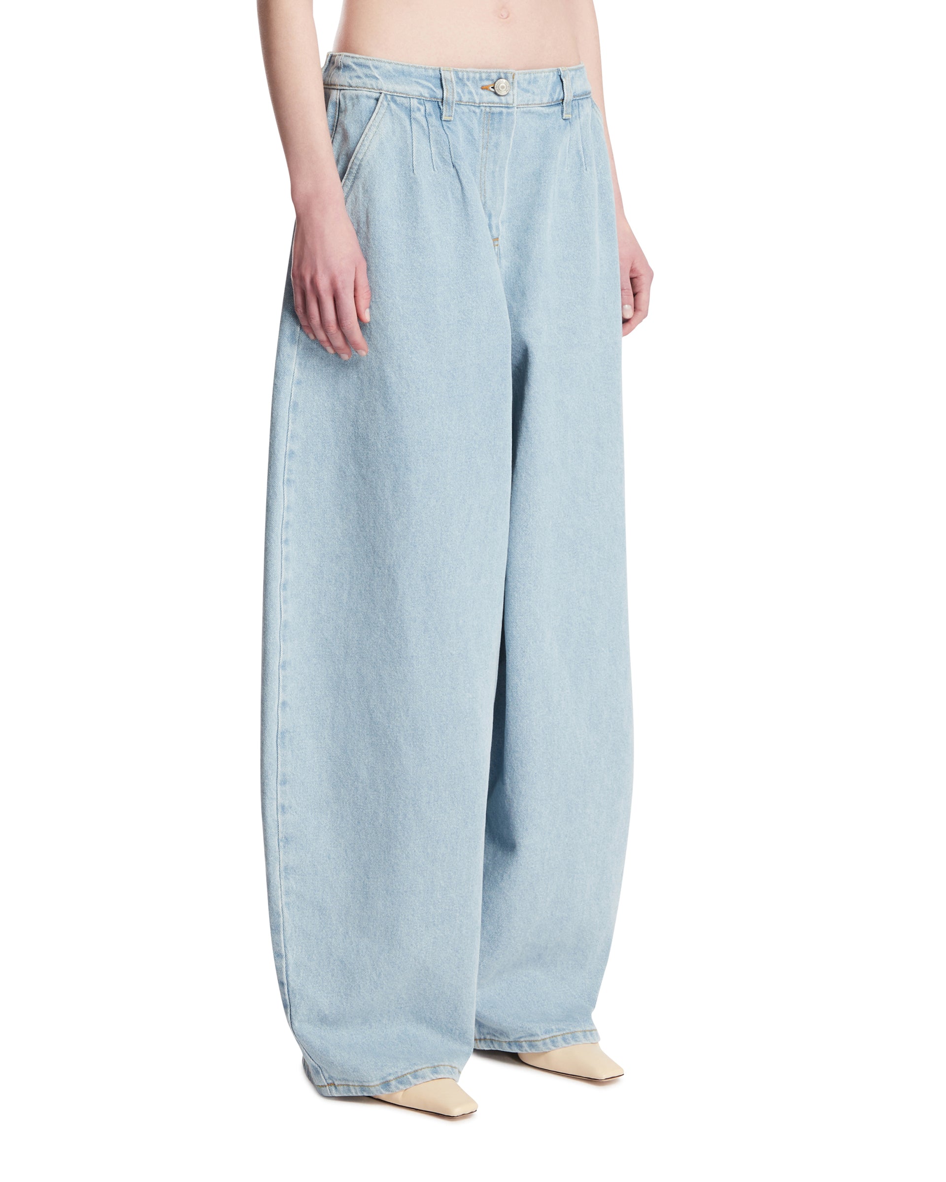 MAGDA BUTRYM Jeans Balloon Celesti, view 2