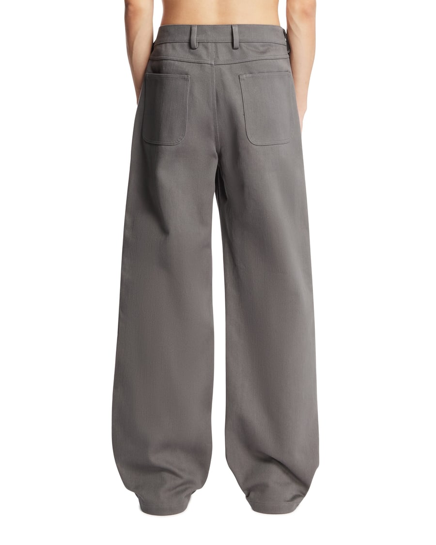 RIER Pantaloni In Cotone Grigi, view 5