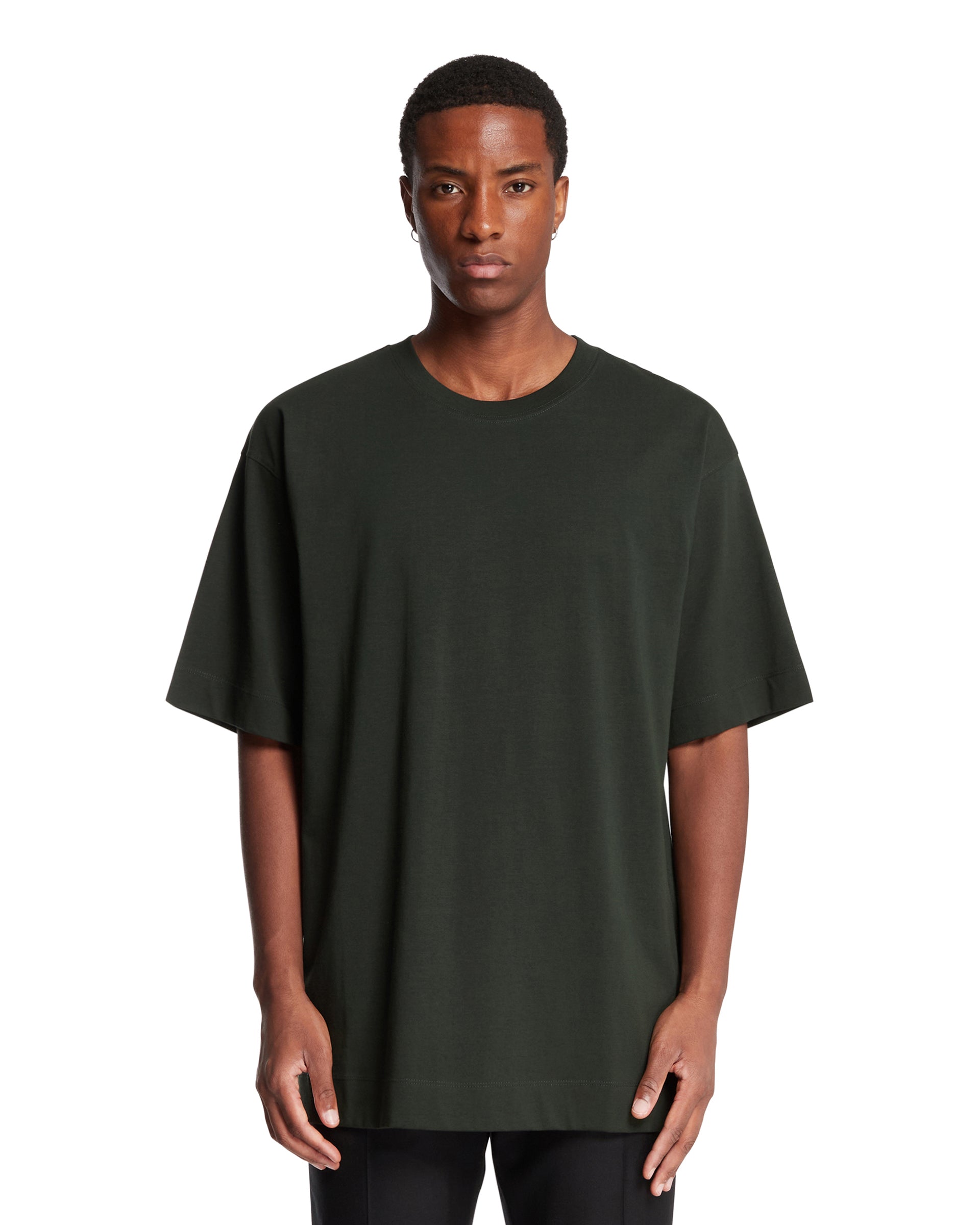 Dries Van Noten T-Shirt Girocollo Verde