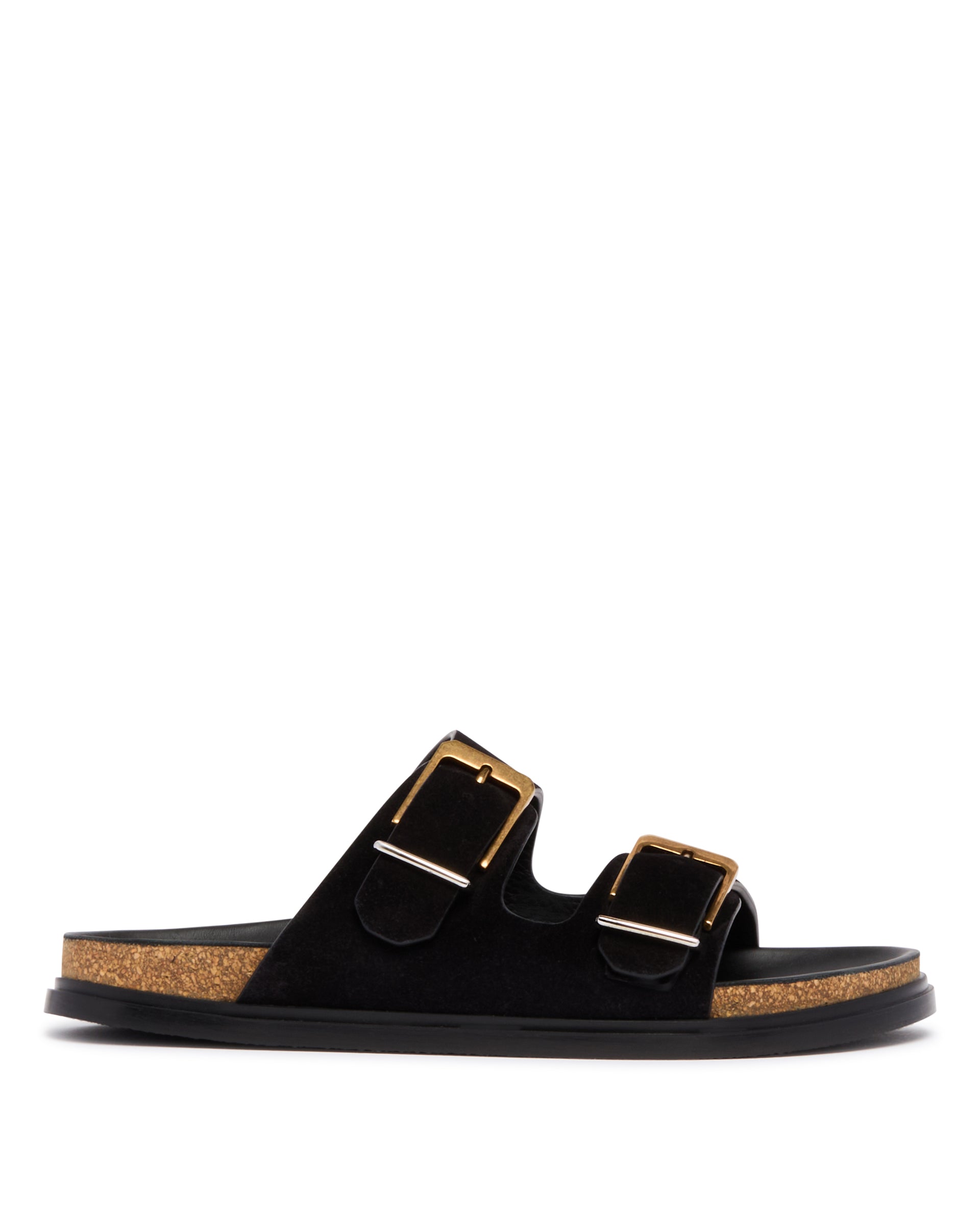 The Row Sandali Buckle Slide Neri