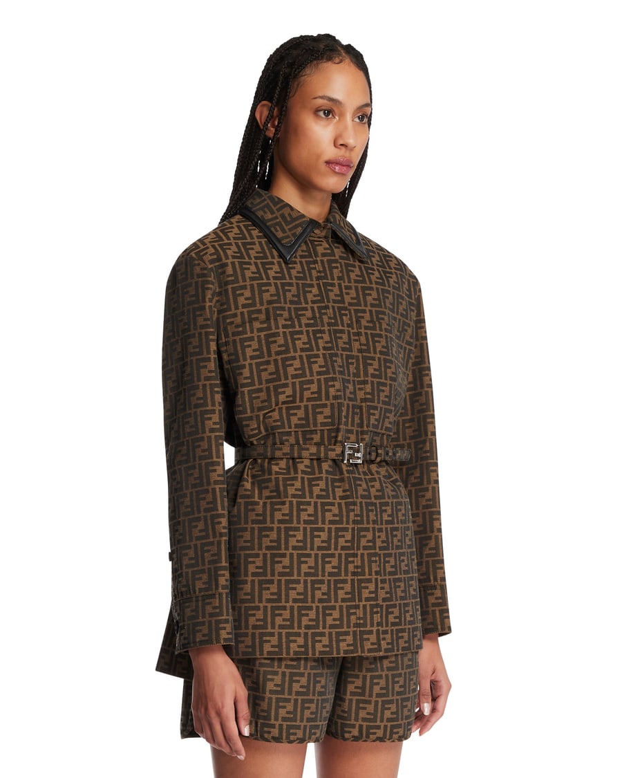 Fendi Giacca FF Marrone, view 2