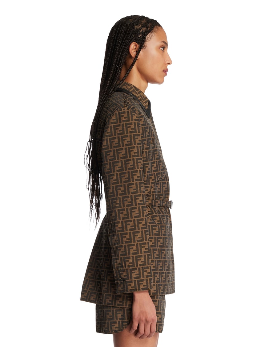 Fendi Giacca FF Marrone, view 4