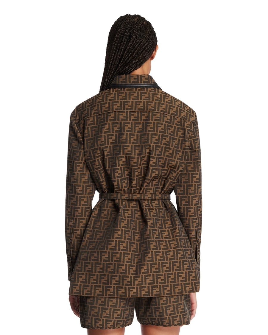 Fendi Giacca FF Marrone, view 5