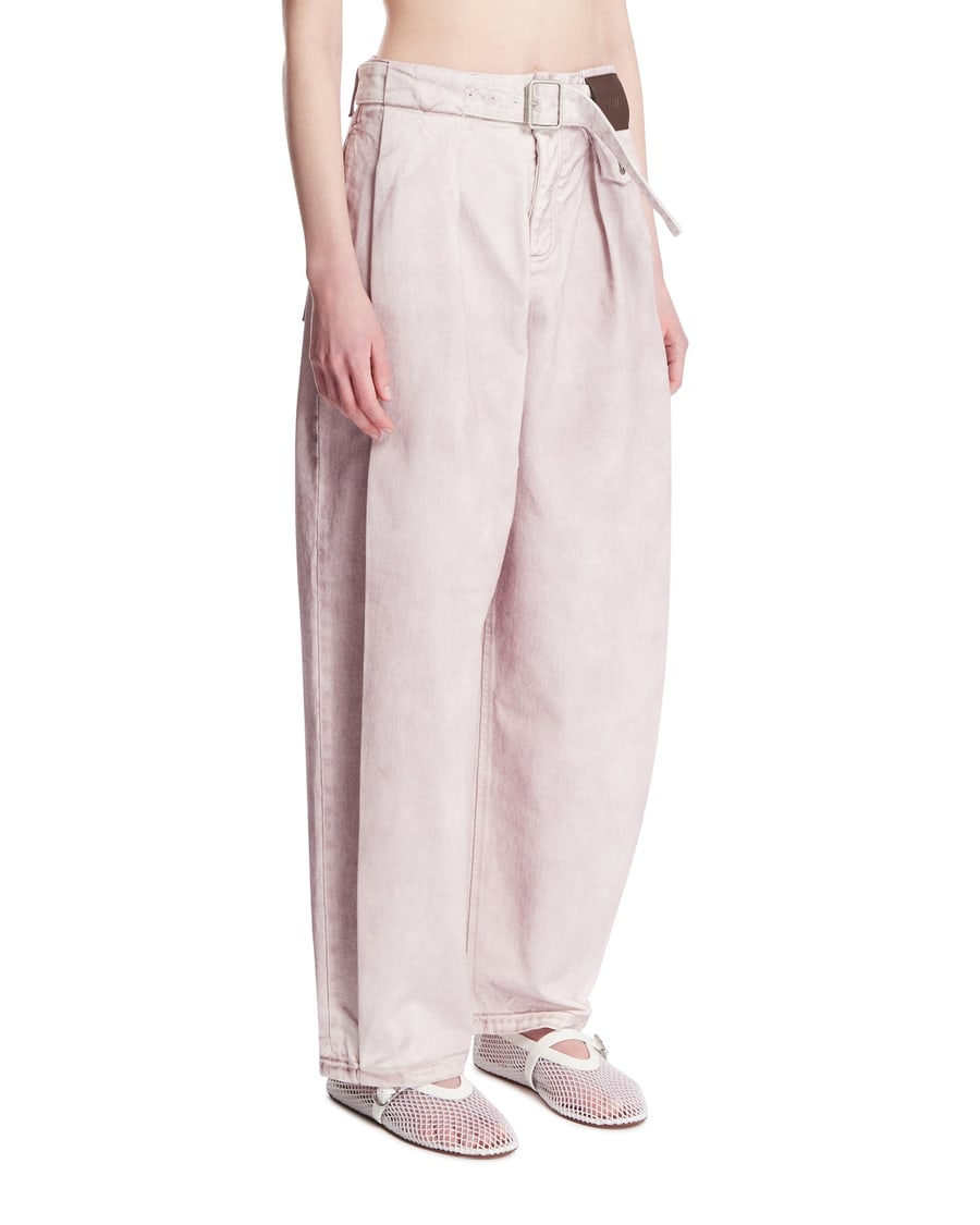 Loewe Pantaloni In Cotone Rosa, view 2