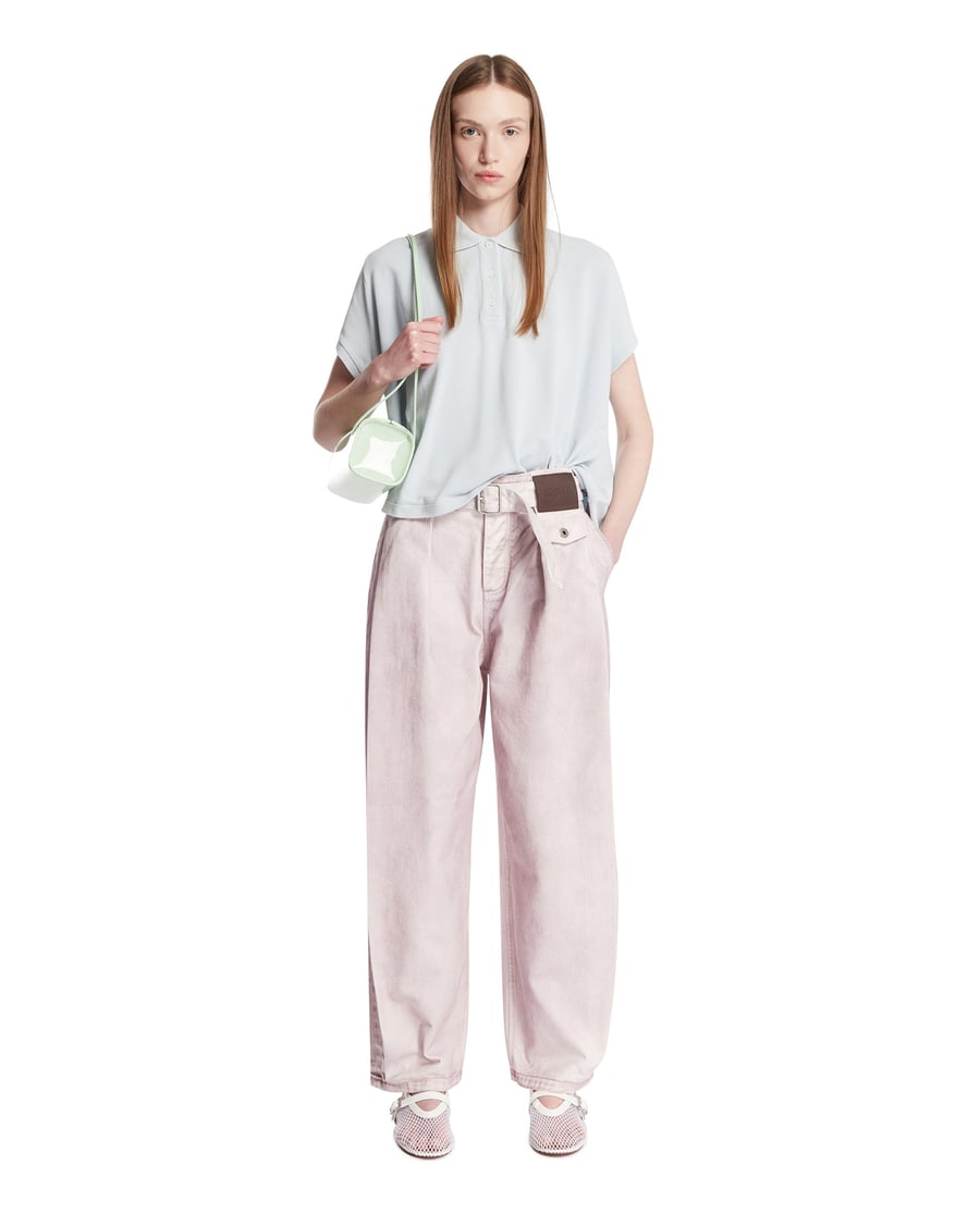 Loewe Pantaloni In Cotone Rosa, view 3