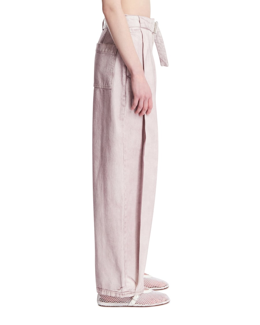 Loewe Pantaloni In Cotone Rosa, view 4