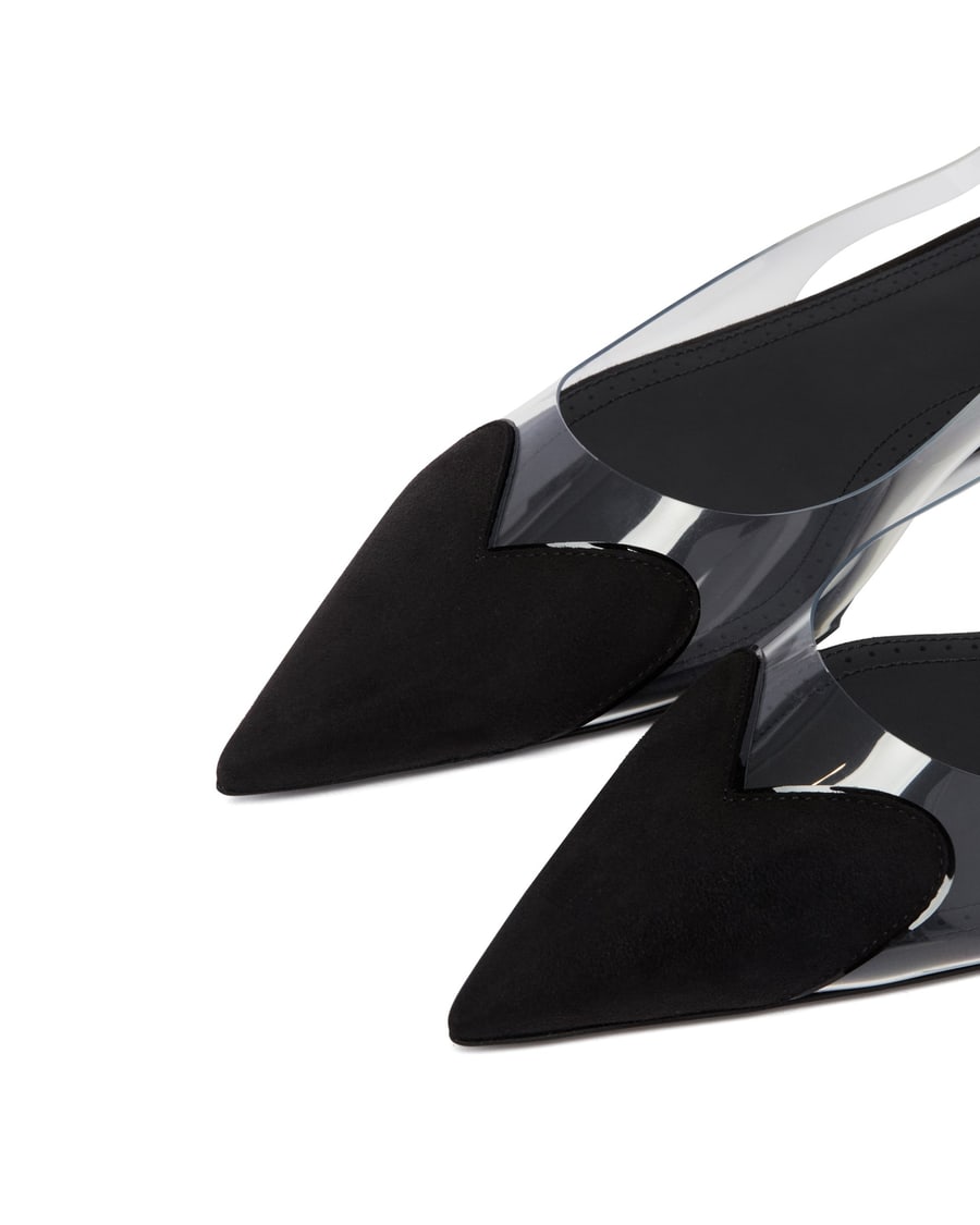 Alaïa Slingback Flat Le Coeur Nere, view 6
