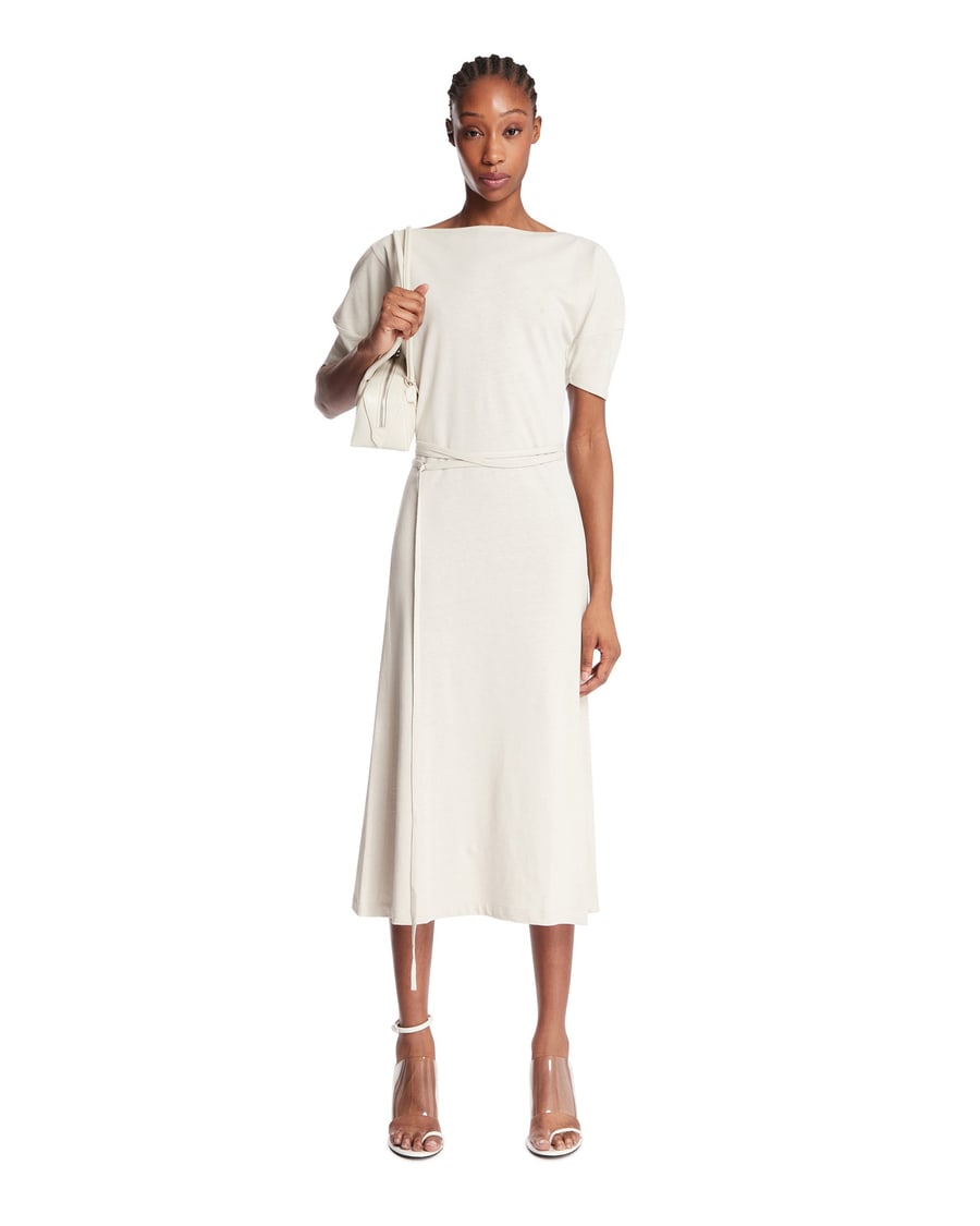Lemaire Abito Off-Shoulder Grigio, view 3