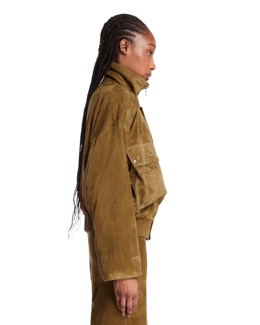 PETAR PETROV Giacca Softcore In Suede Marrone, view 4