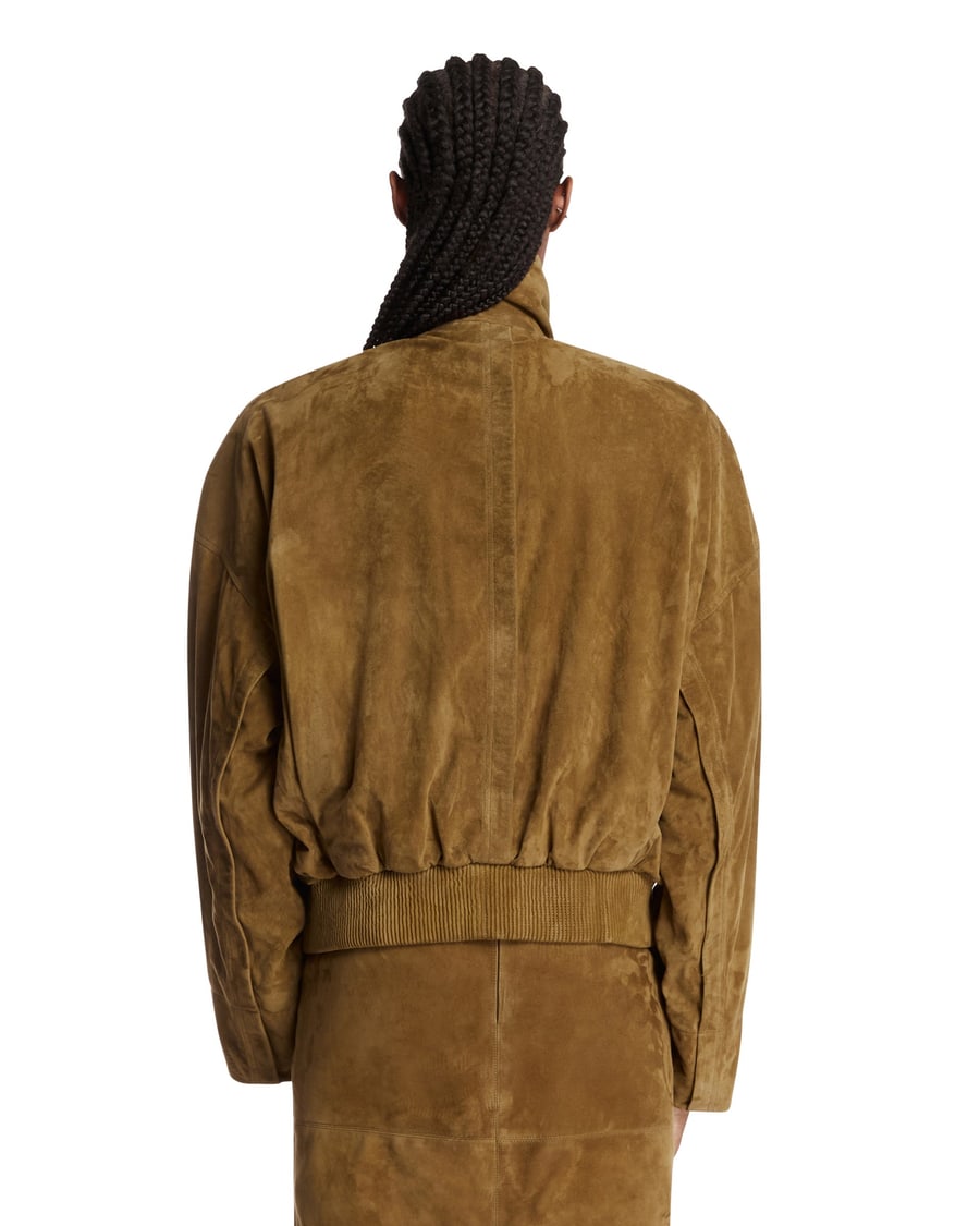 PETAR PETROV Giacca Softcore In Suede Marrone, view 5