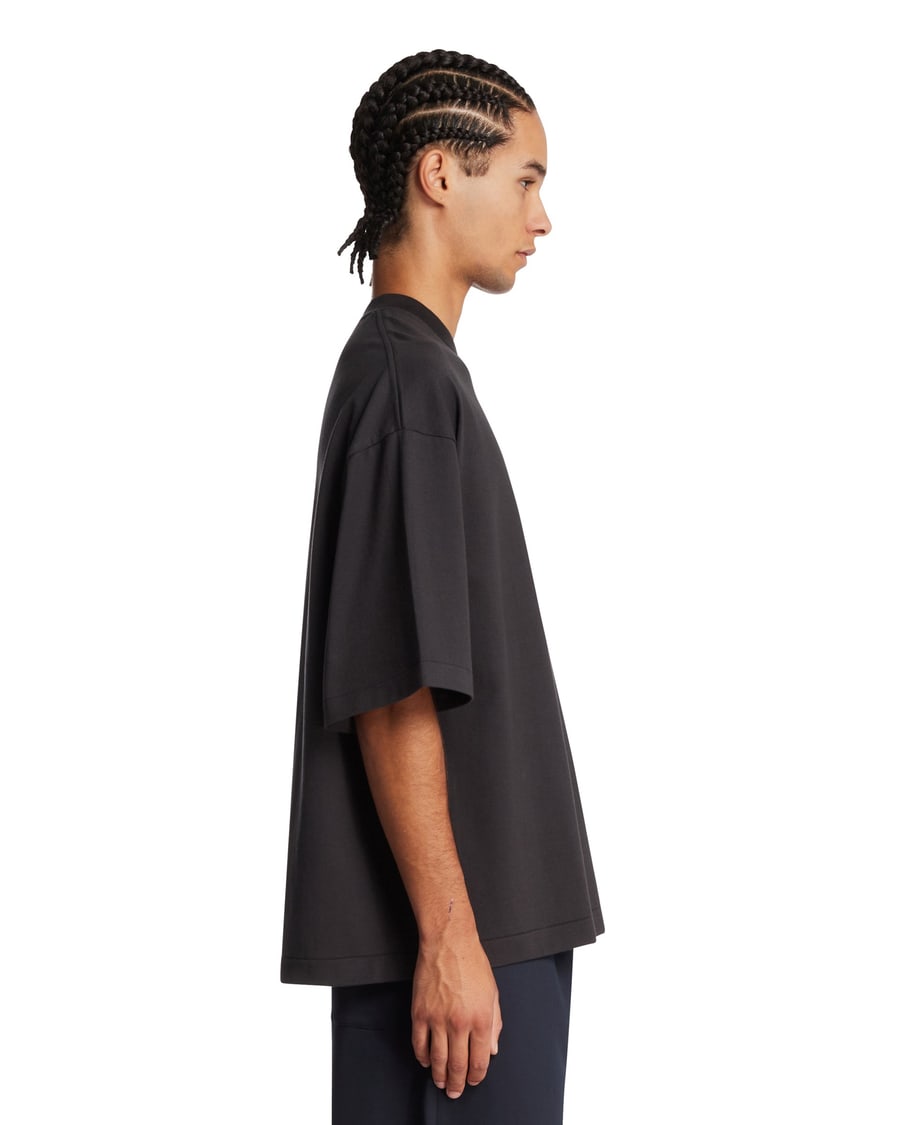 KAPTAIN SUNSHINE T-Shirt In Cotone Nera, view 4