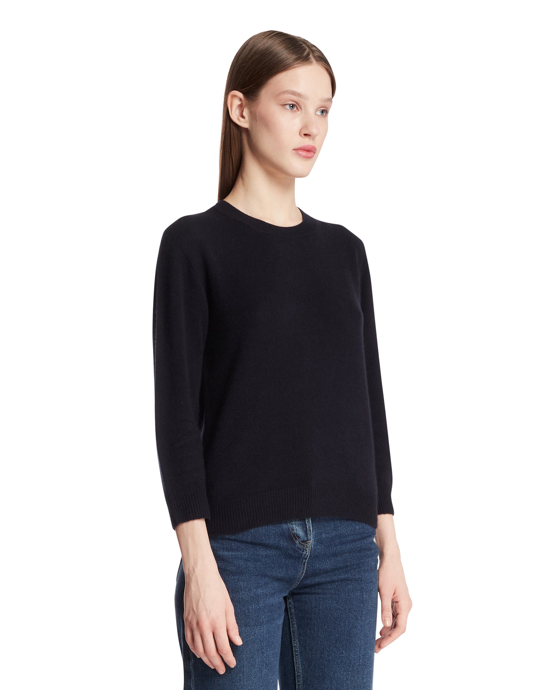 The Row Maglione In Cashmere Blu, view 2
