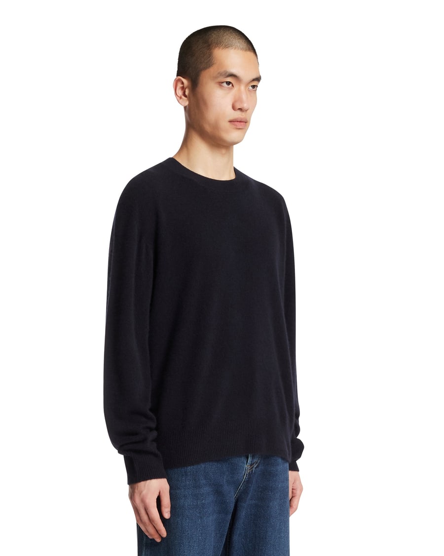 The Row Maglione Auguste In Cashmere Blu, view 2