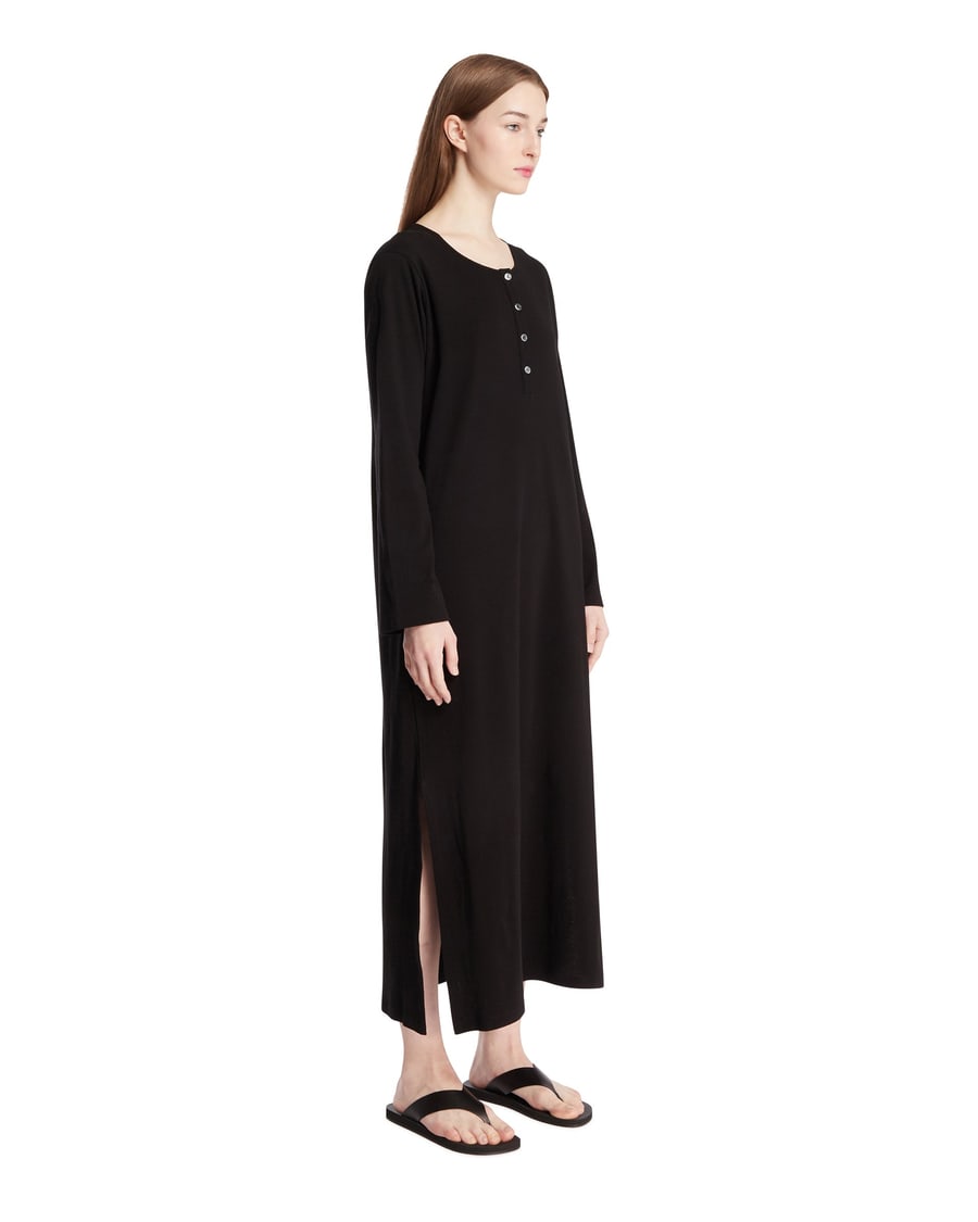 The Row Abito In Cotone Nero, view 2