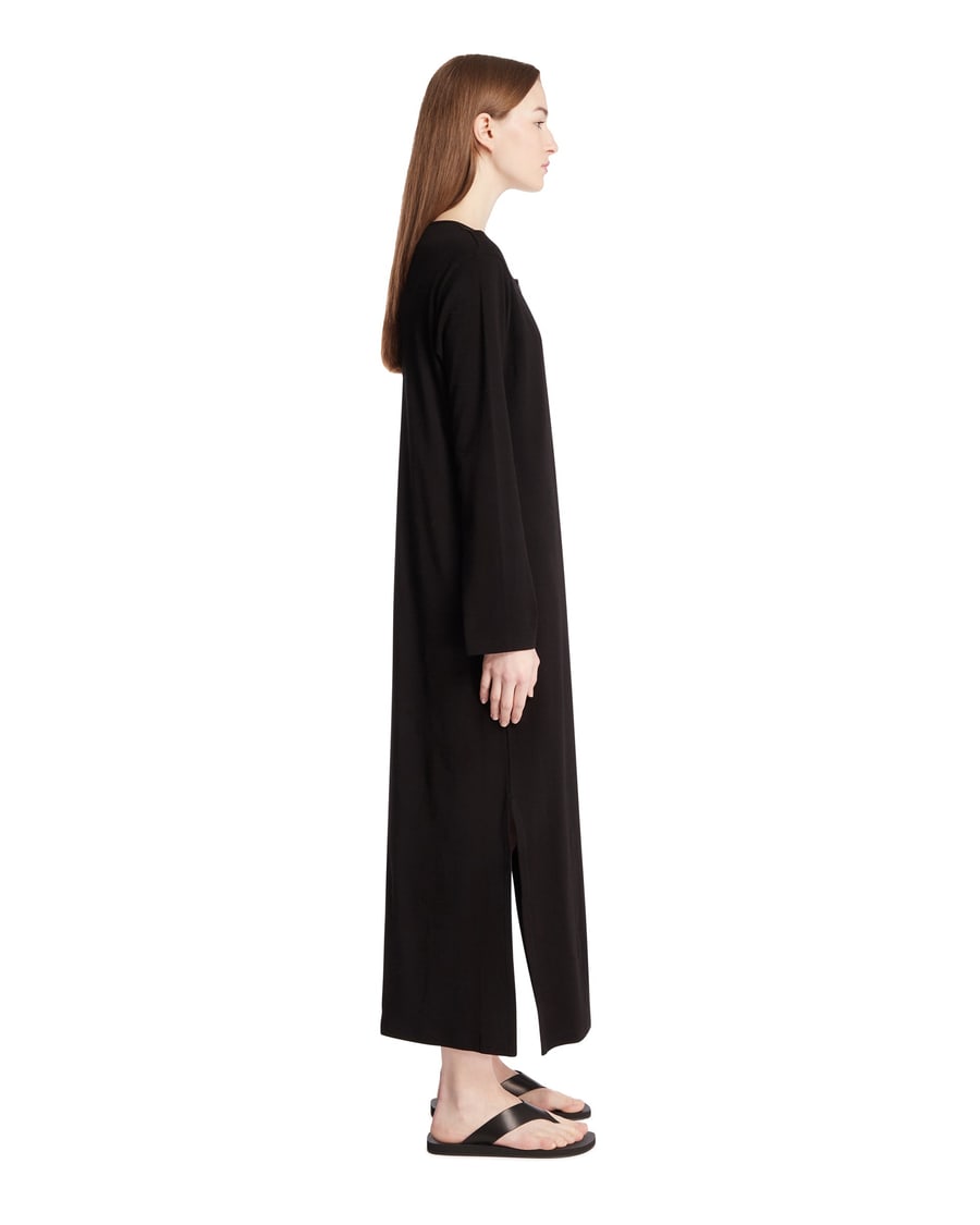 The Row Abito In Cotone Nero, view 4