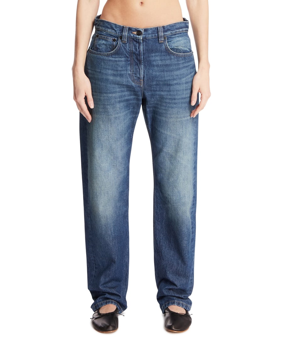 The Row Jeans A Cinque Tasche Blu