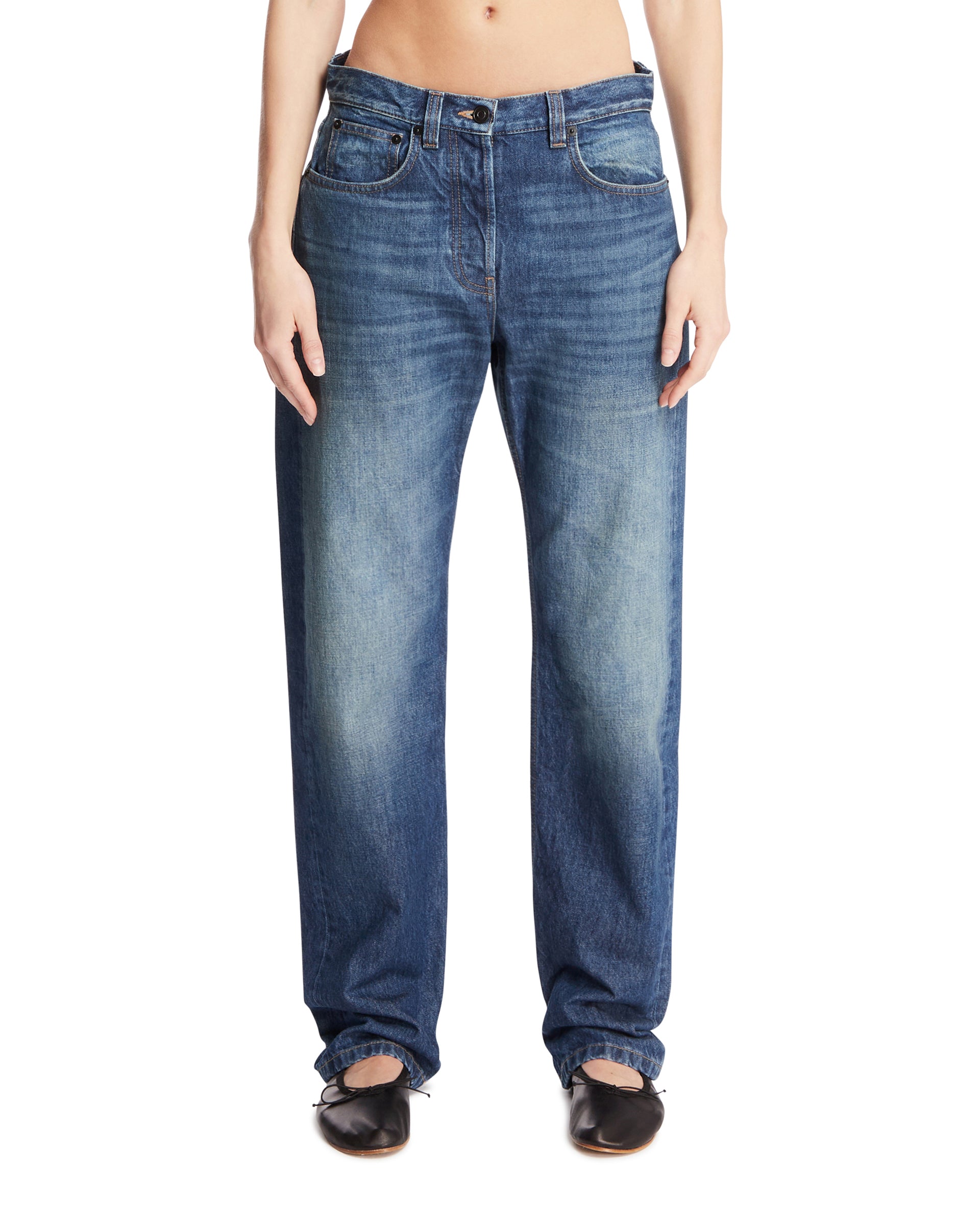The Row Jeans A Cinque Tasche Blu
