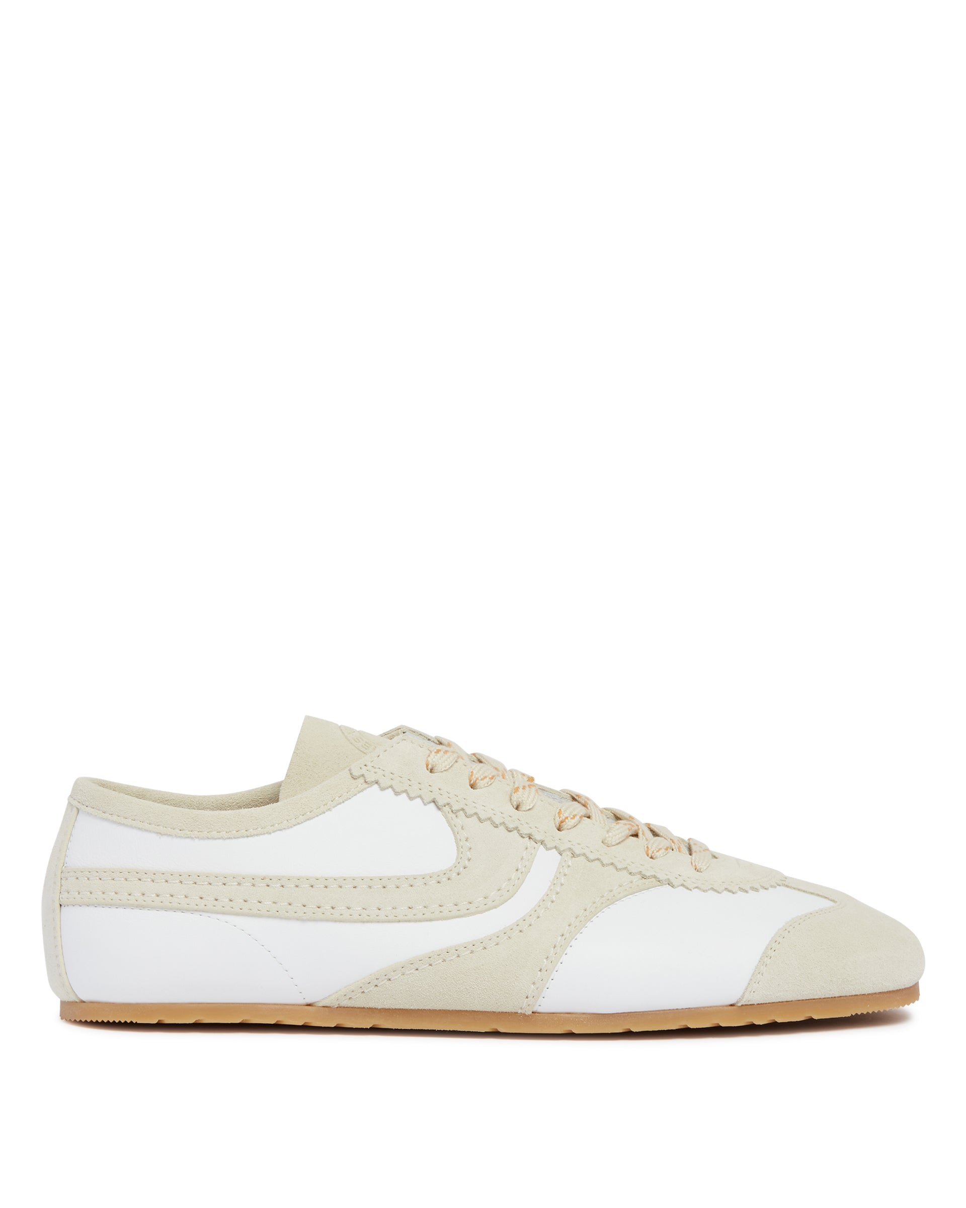 Dries Van Noten Sneakers In Suede Bianche