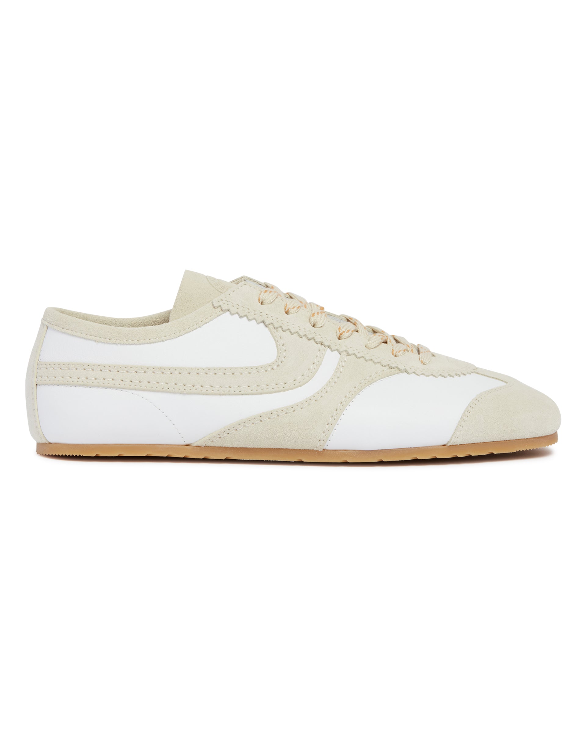 Dries Van Noten Sneakers In Suede Bianche, view 2