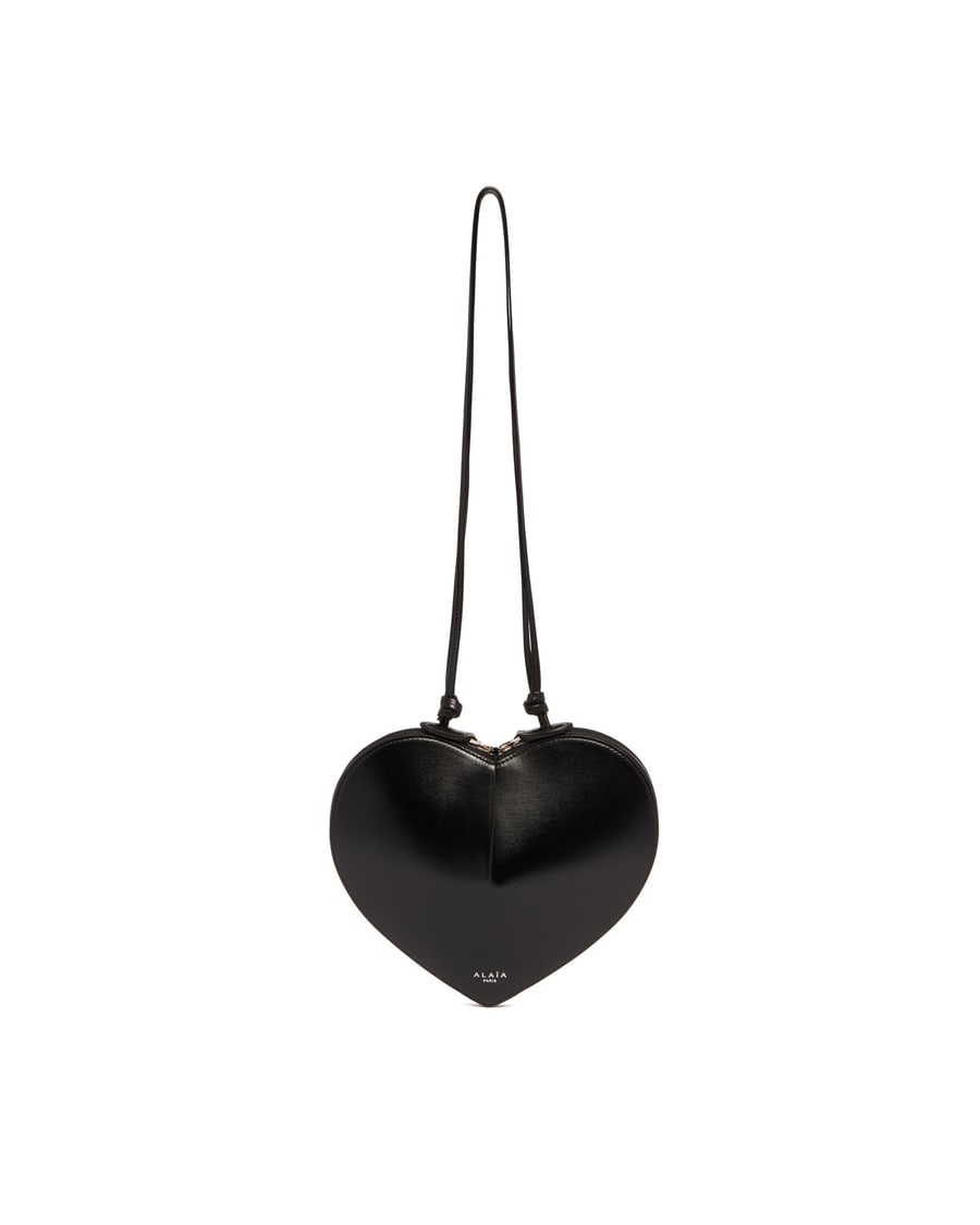 Alaïa Borsa in Pelle Nera Coeur, view 2