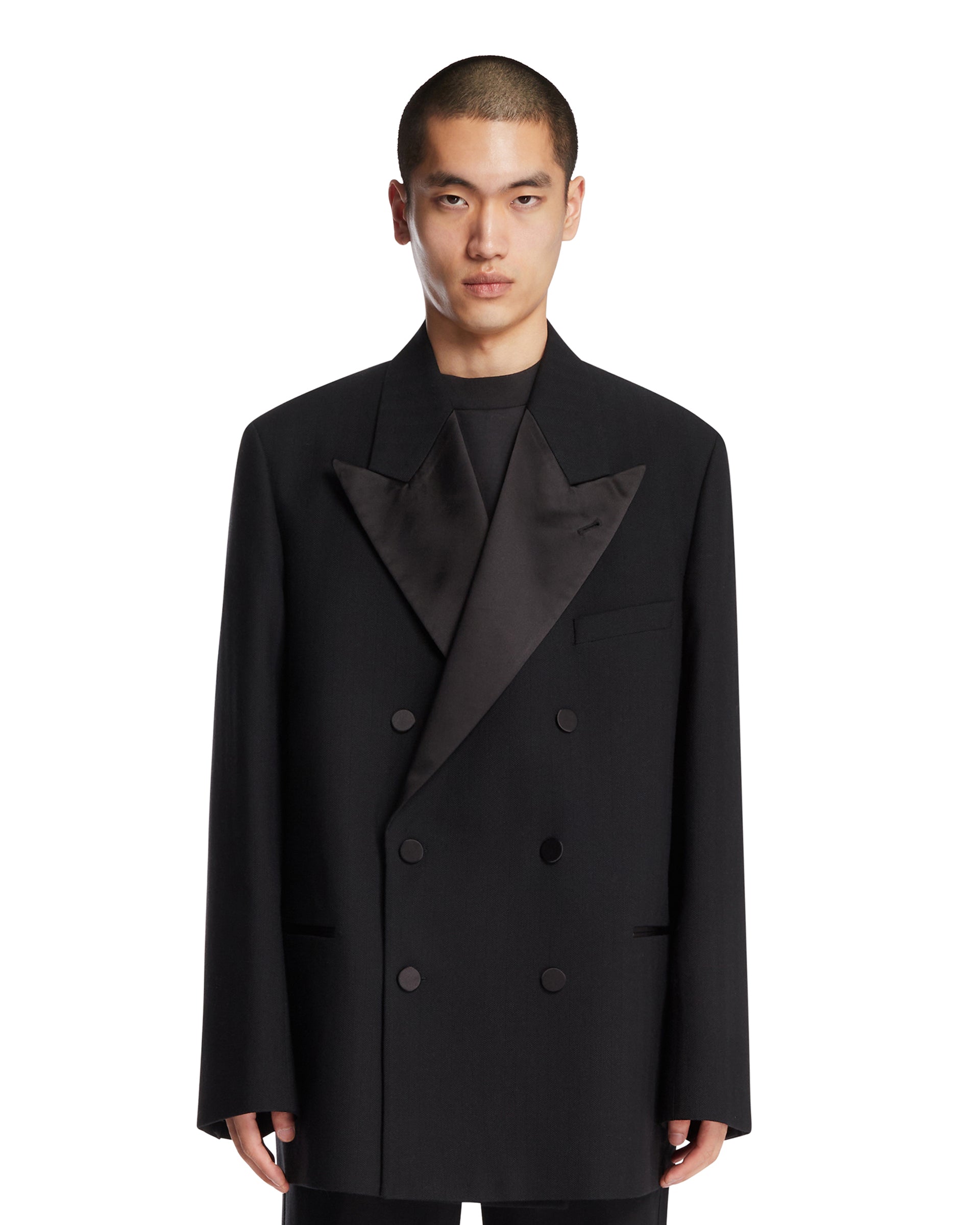 Dries Van Noten Giacca Doppiopetto Nera