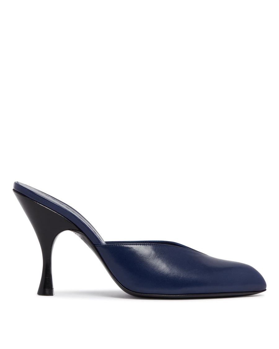HERBERT LEVINE Mules Sitting Pretty Blu