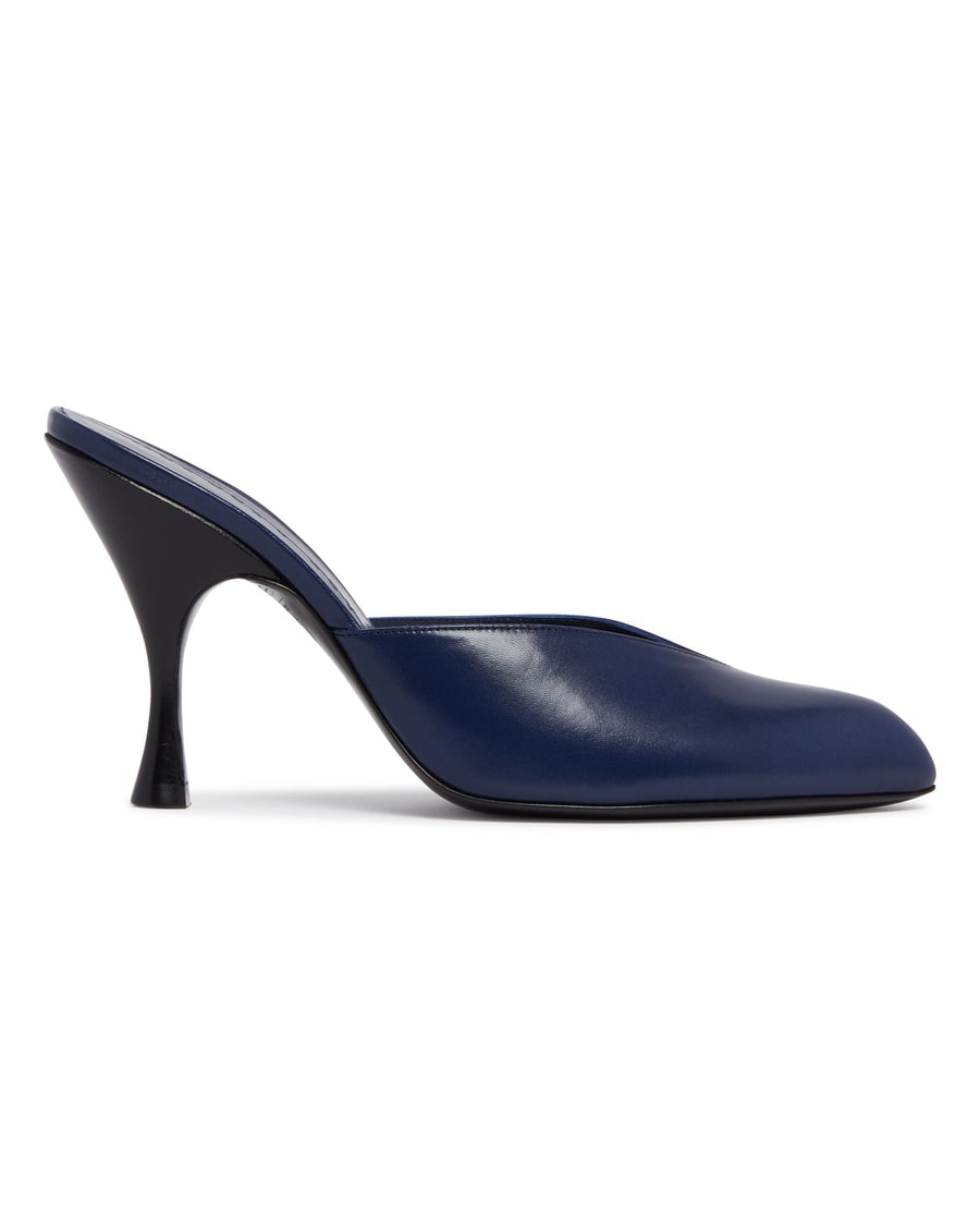 HERBERT LEVINE Mules Sitting Pretty Blu, view 2