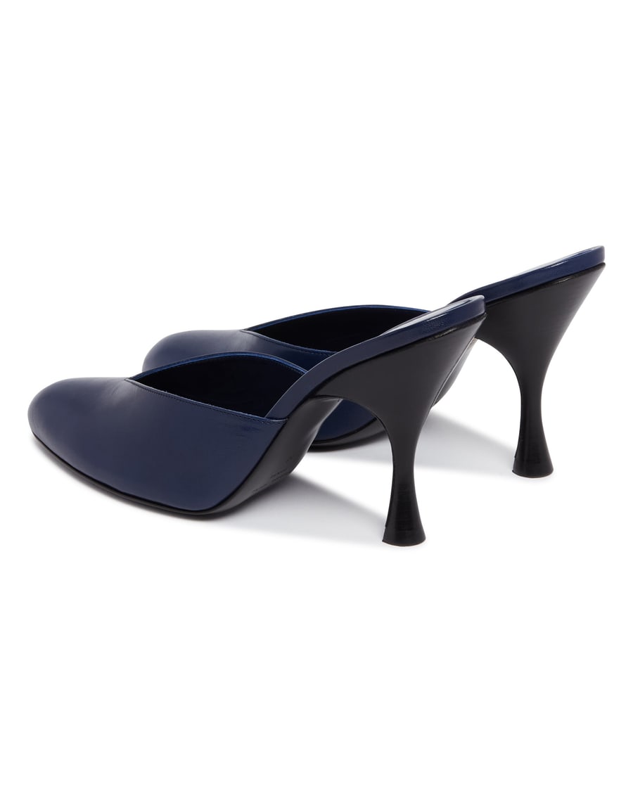 HERBERT LEVINE Mules Sitting Pretty Blu, view 5