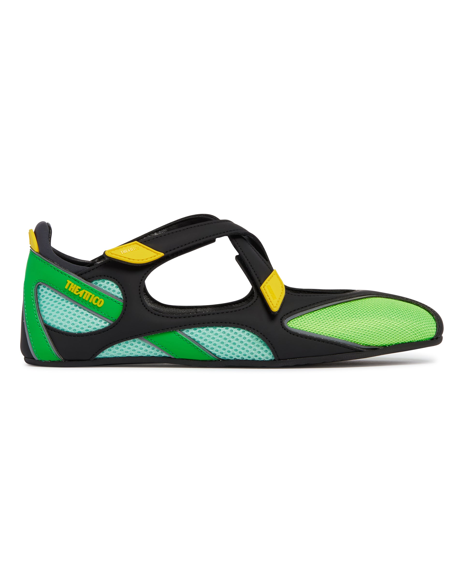 The Attico Ballerine Flat Floor 01 Verdi, view 2